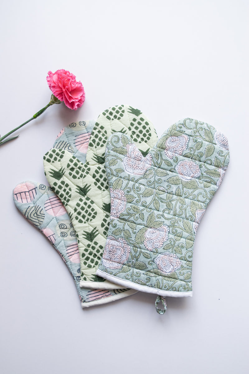 Cute Oven Mitts Mittens Greeting Card for Sale by Nabibibi