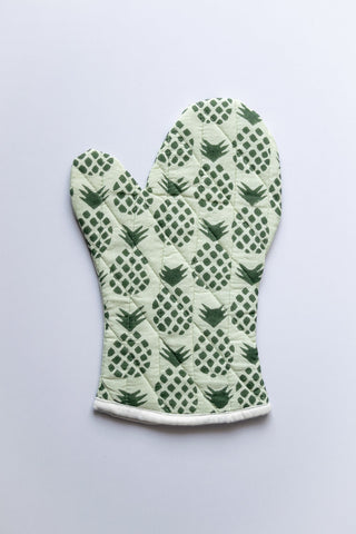 Green Pineapple Oven Mitten (4484885708843)