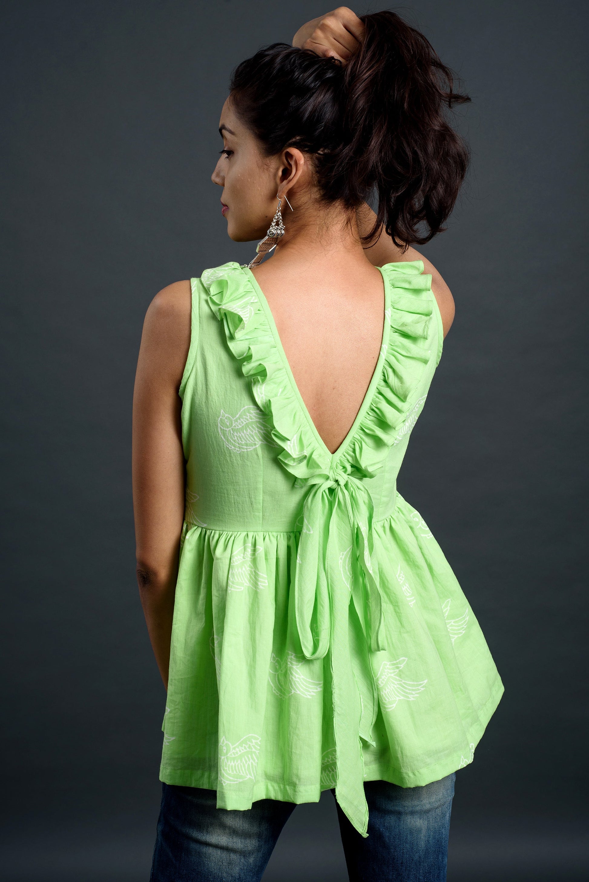 Azaad Chidiya Frill Top (458918658087)