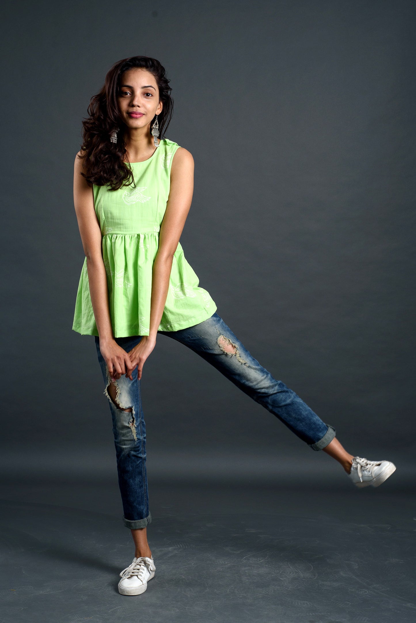 Azaad Chidiya Frill Top (458918658087)