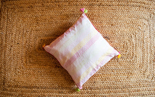 Multi Kantha Cushion Cover