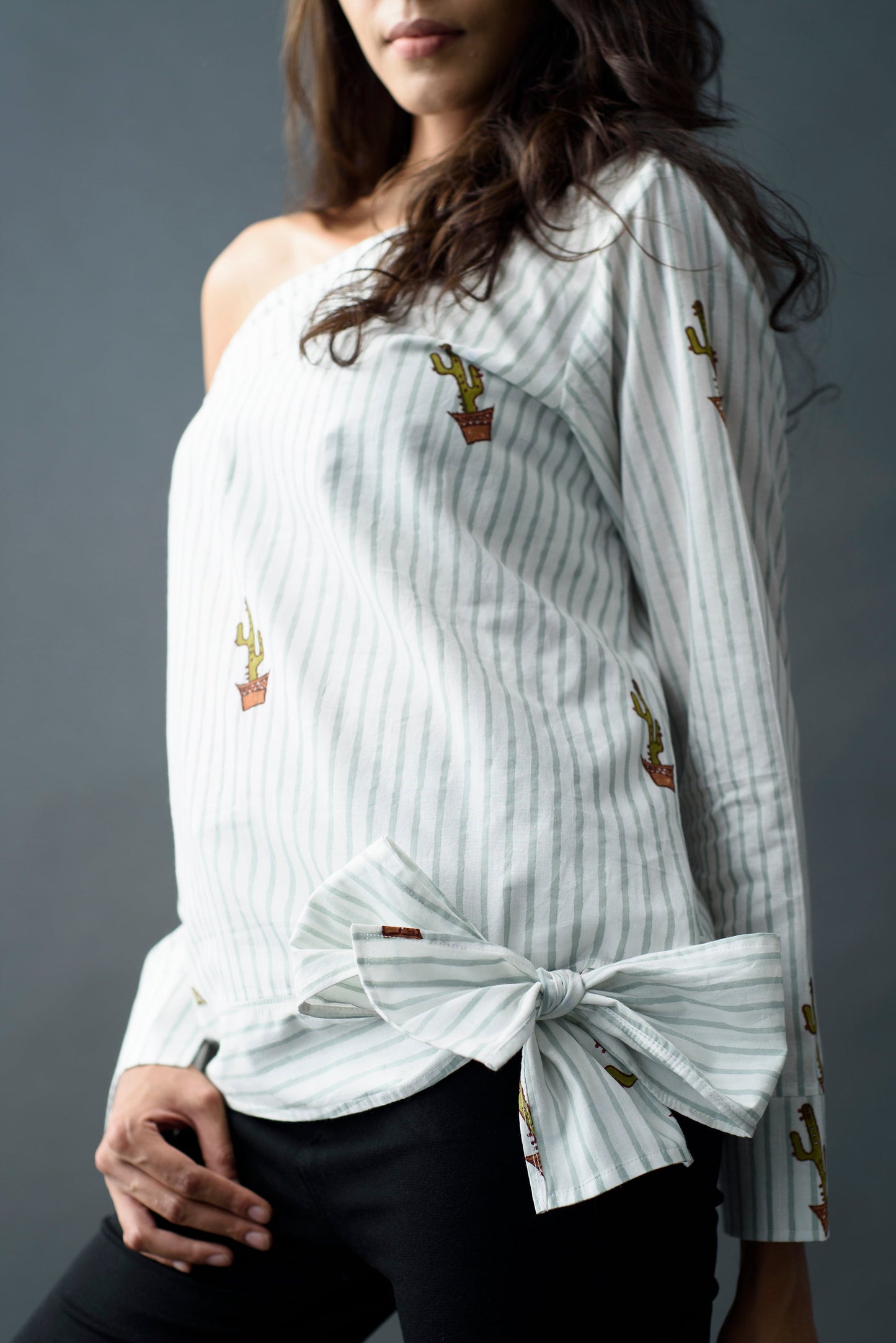 One Shoulder Top (136263565338)