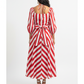 Scarlett Stripe Midi Dress
