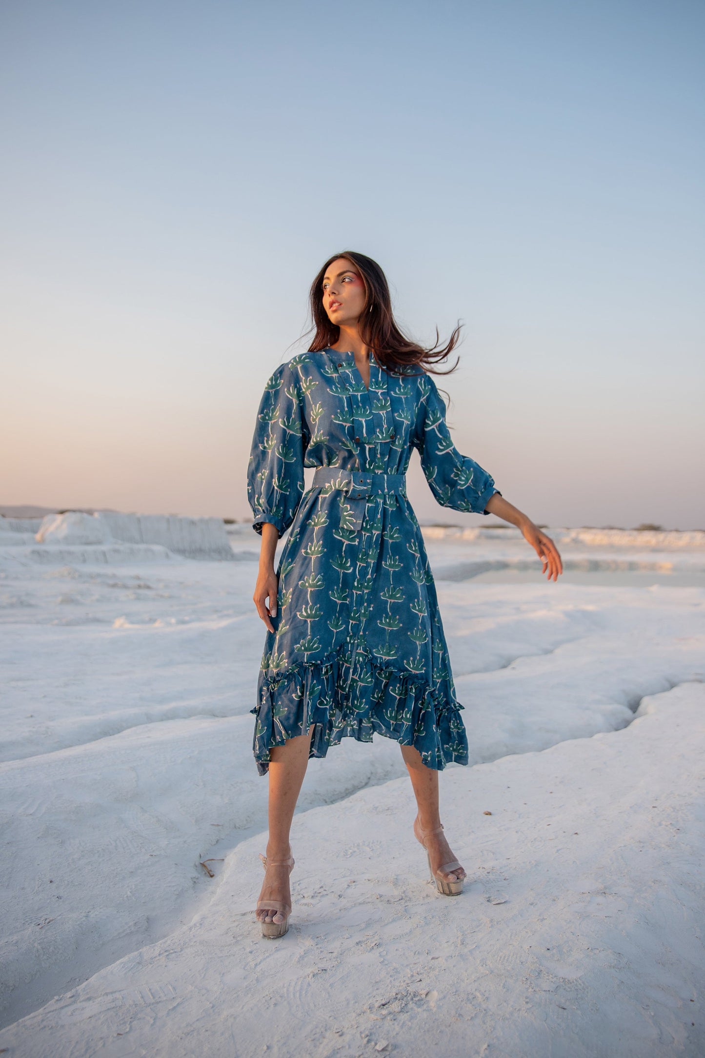 Victoria Ruffle Dress (6440356217001)