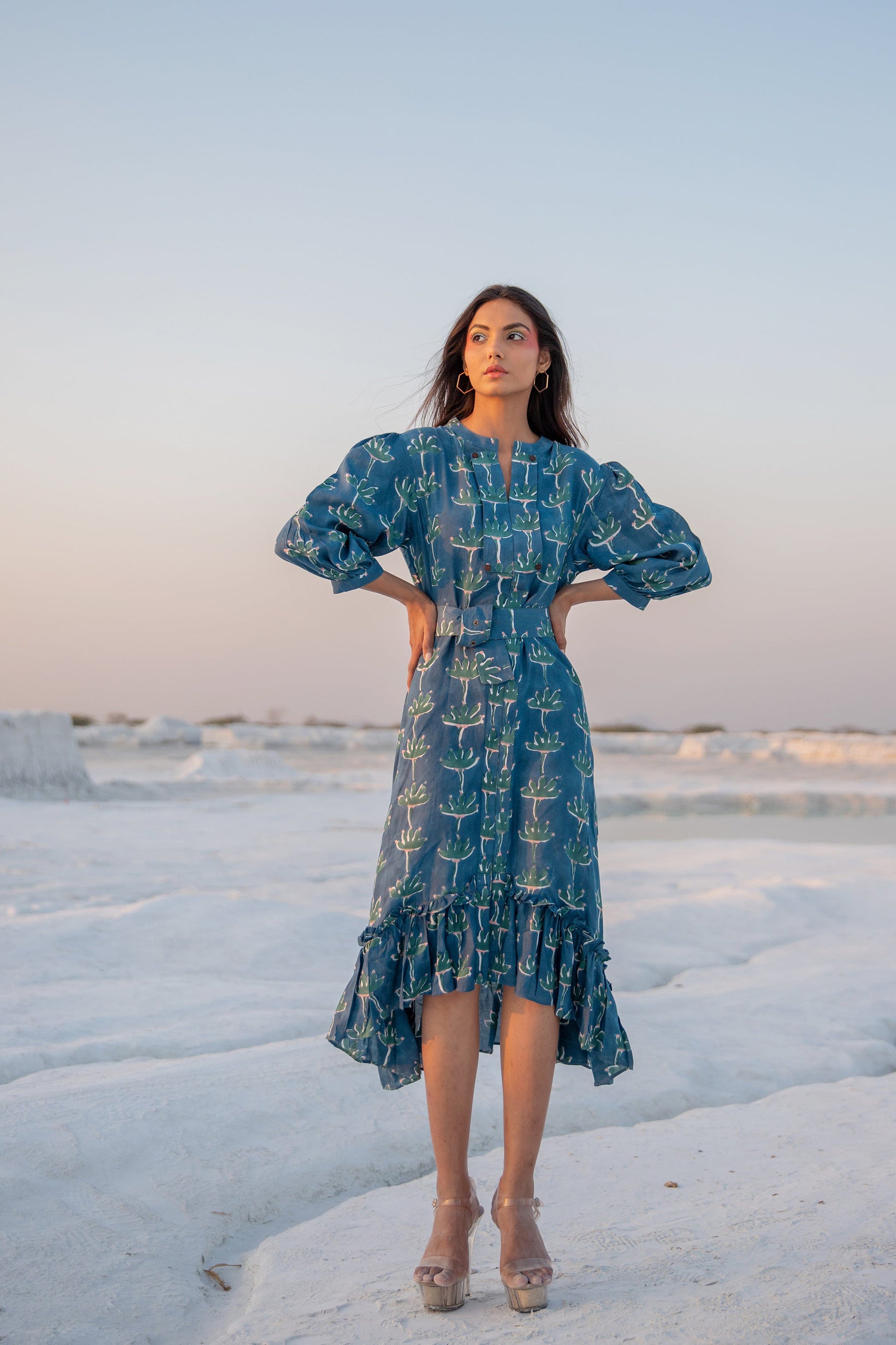 Victoria Ruffle Dress (6440356217001)