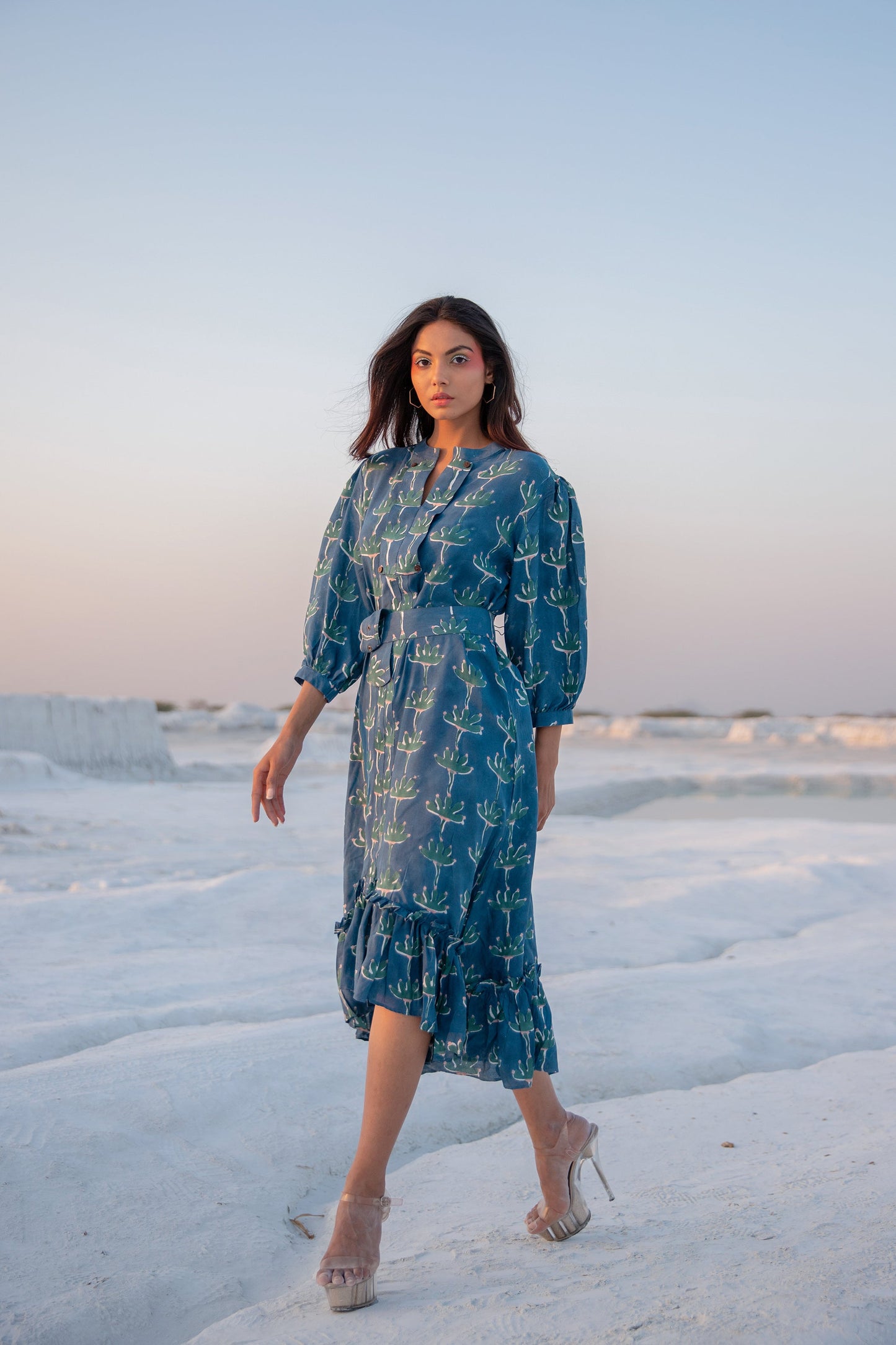 Victoria Ruffle Dress (6440356217001)