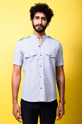 Blue Stripes Shirt (4249900285995)