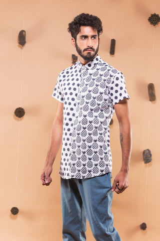 Polka Pineapple Dual Shirt (1639574863915)