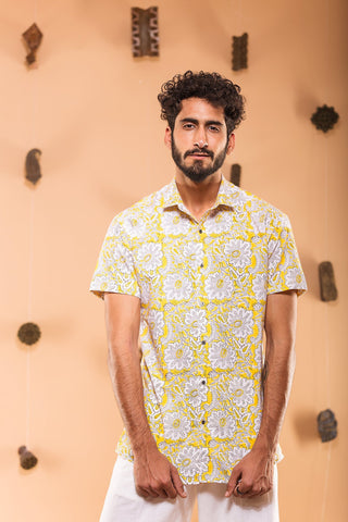 Yellow Floral Shirt (1639619592235)