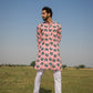 Peach Blossom Kurta