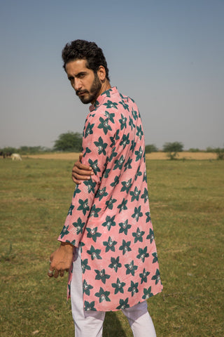 Peach Blossom Kurta