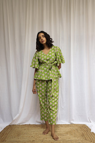 Green Ilma Day-jama Set