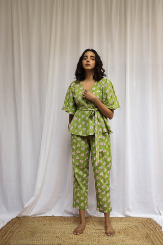 Green Ilma Day-jama Set