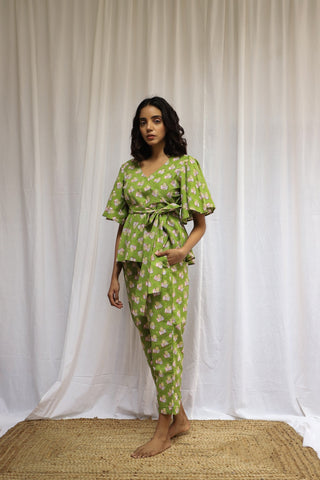 Green Ilma Day-jama Set