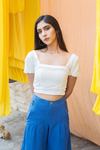 Ivory Crop Top (1445939118123)