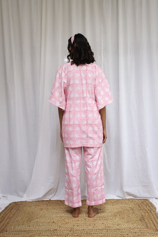 Pink Raindrops Day-jama Set