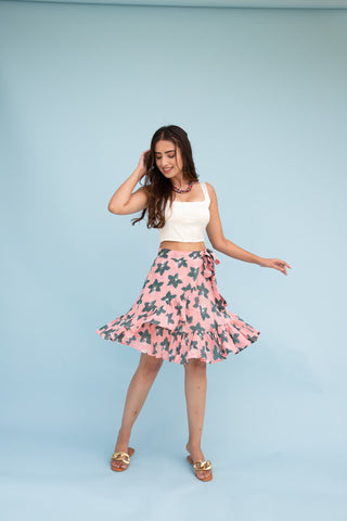 Peach Blossom Skirt