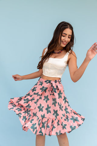 Peach Blossom Skirt