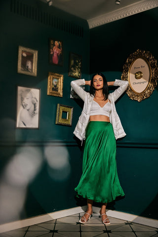 Seema Green Skirt