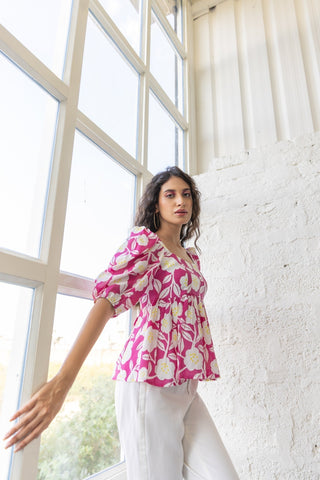 Alisha Peplum Top