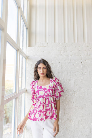 Alisha Peplum Top
