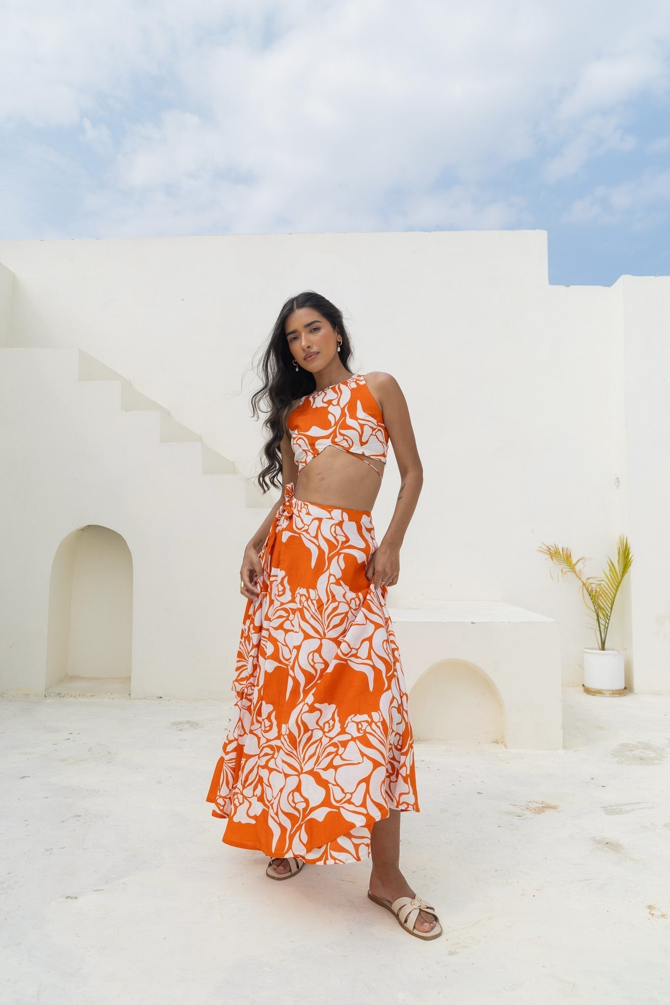 Golden Hour Co-Ord Skirt Set