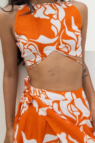 Golden Hour Co-Ord Skirt Set