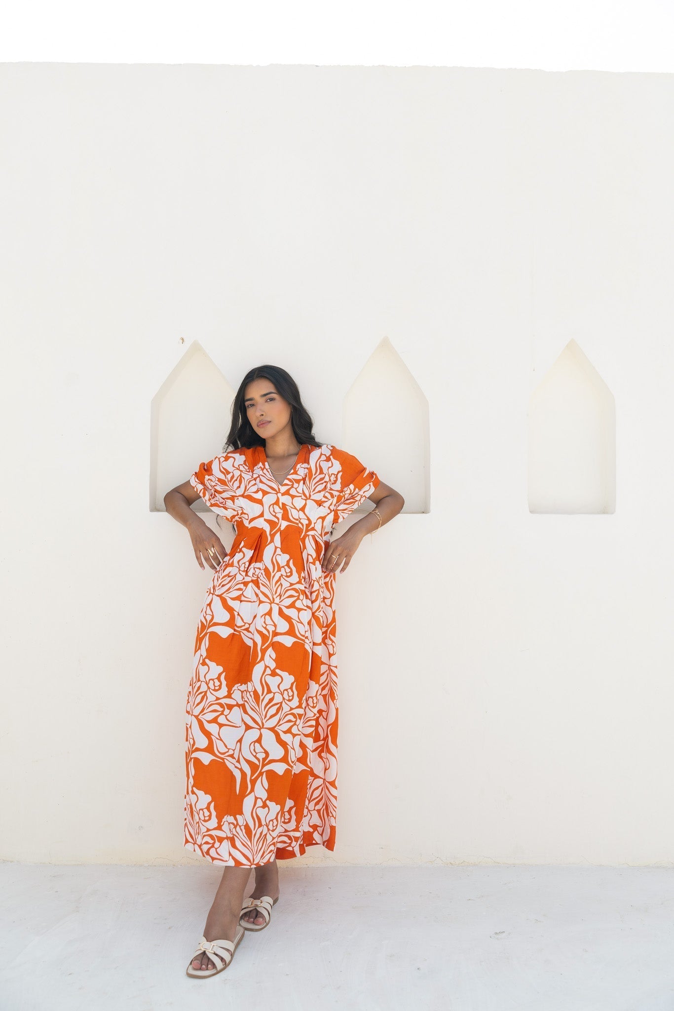 Golden hour maxi dress