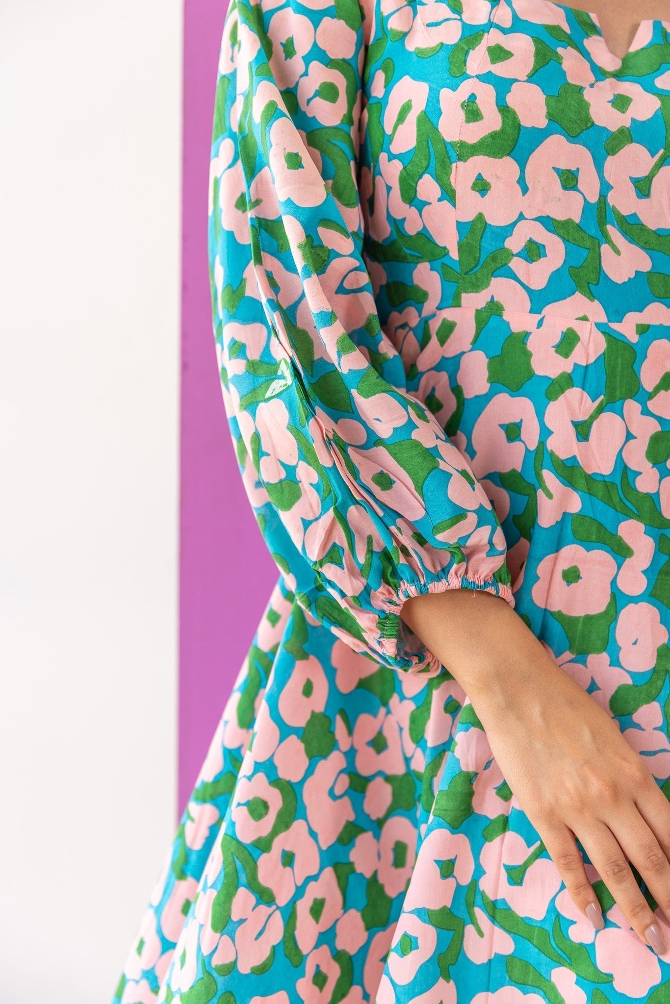 Something Blue Midi Dress