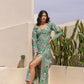 Sunny Guava Midi Dress