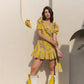 Limey Lemon Mini Dress