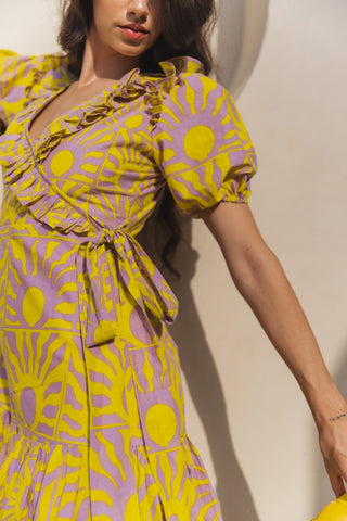 Limey Lemon Mini Dress