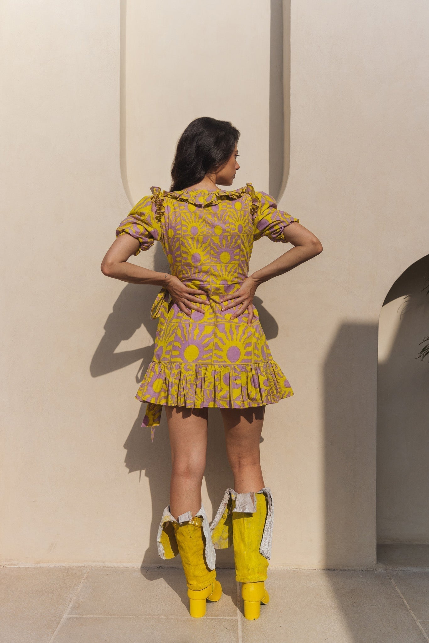 Limey Lemon Mini Dress