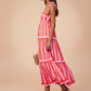 Riviera Stripe Midi Dress
