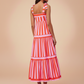 Riviera Stripe Midi Dress