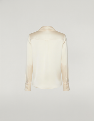 Ivory Satin Shirt