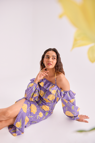 The Sundowner Off Shoulder Dress