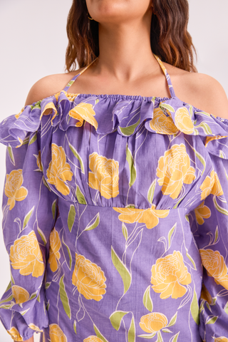 The Sundowner Off Shoulder Dress