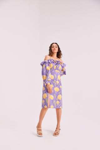 The Sundowner Off Shoulder Dress