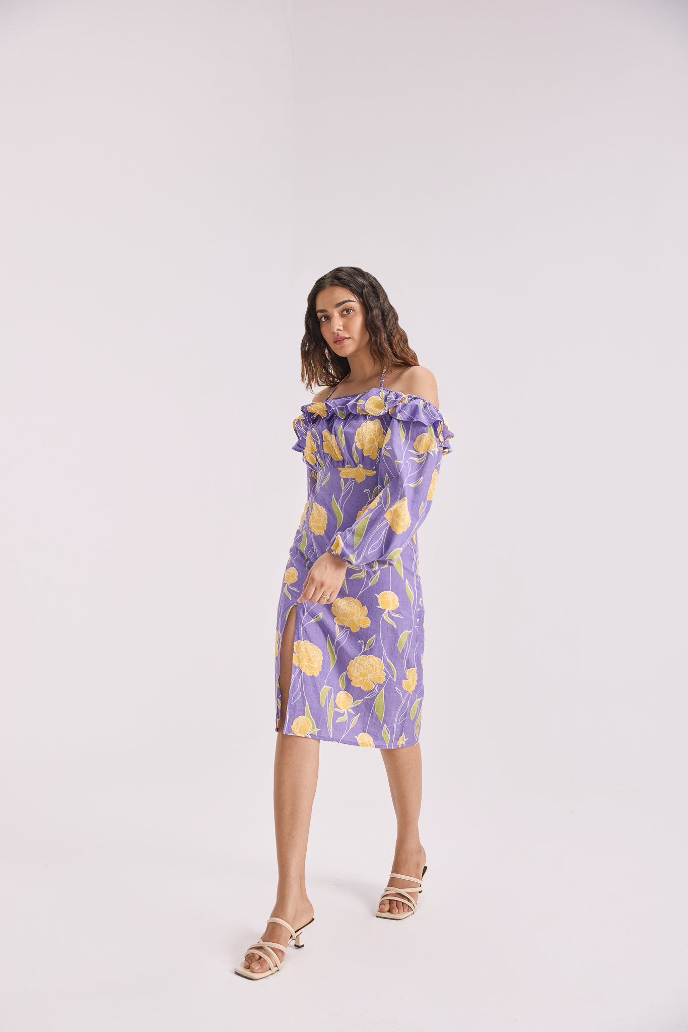 The Sundowner Off Shoulder Dress