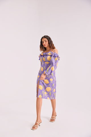 The Sundowner Off Shoulder Dress