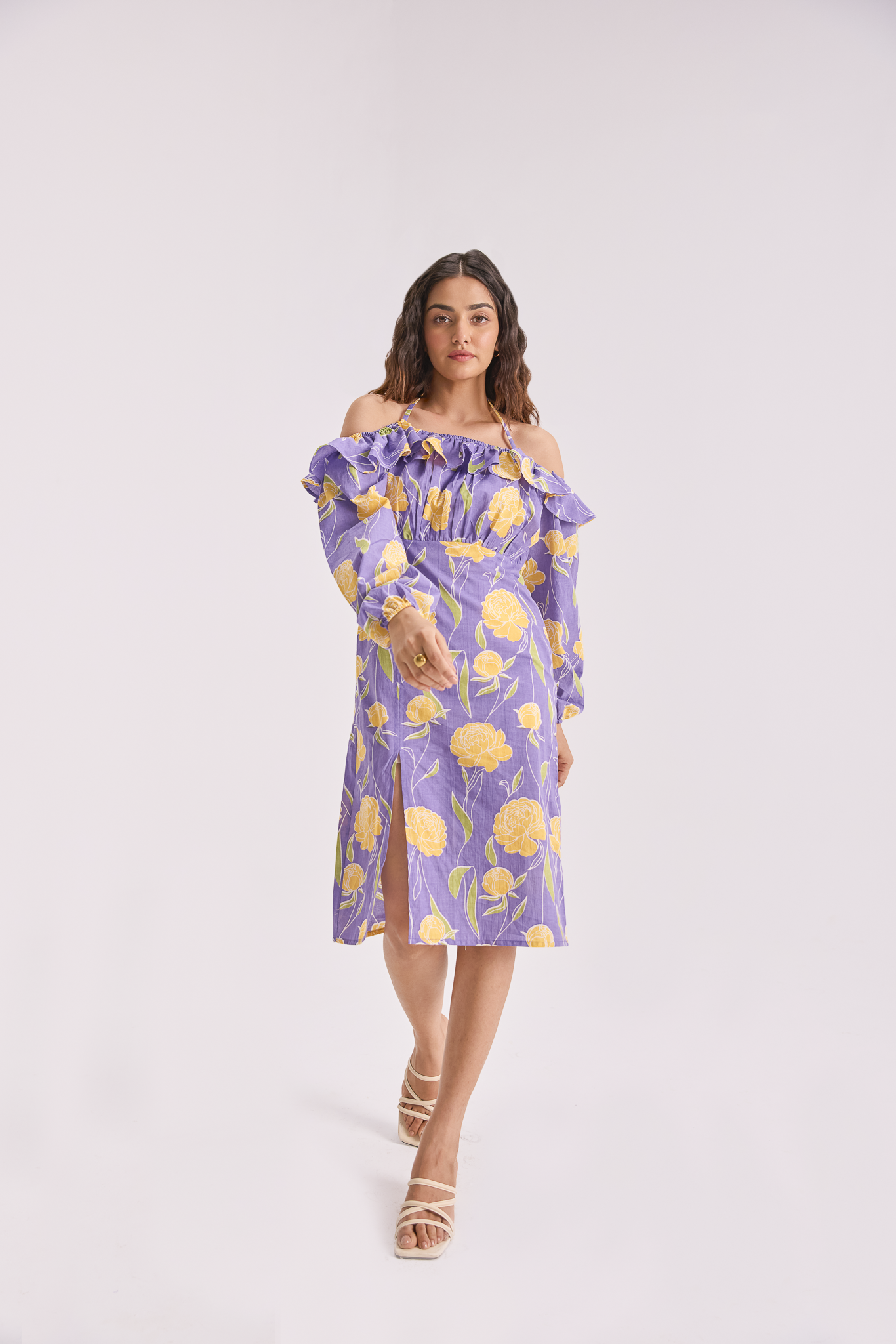 The Sundowner Off Shoulder Dress