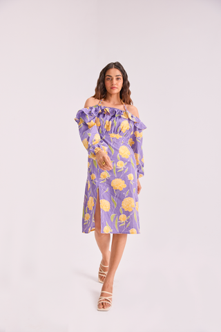 The Sundowner Off Shoulder Dress