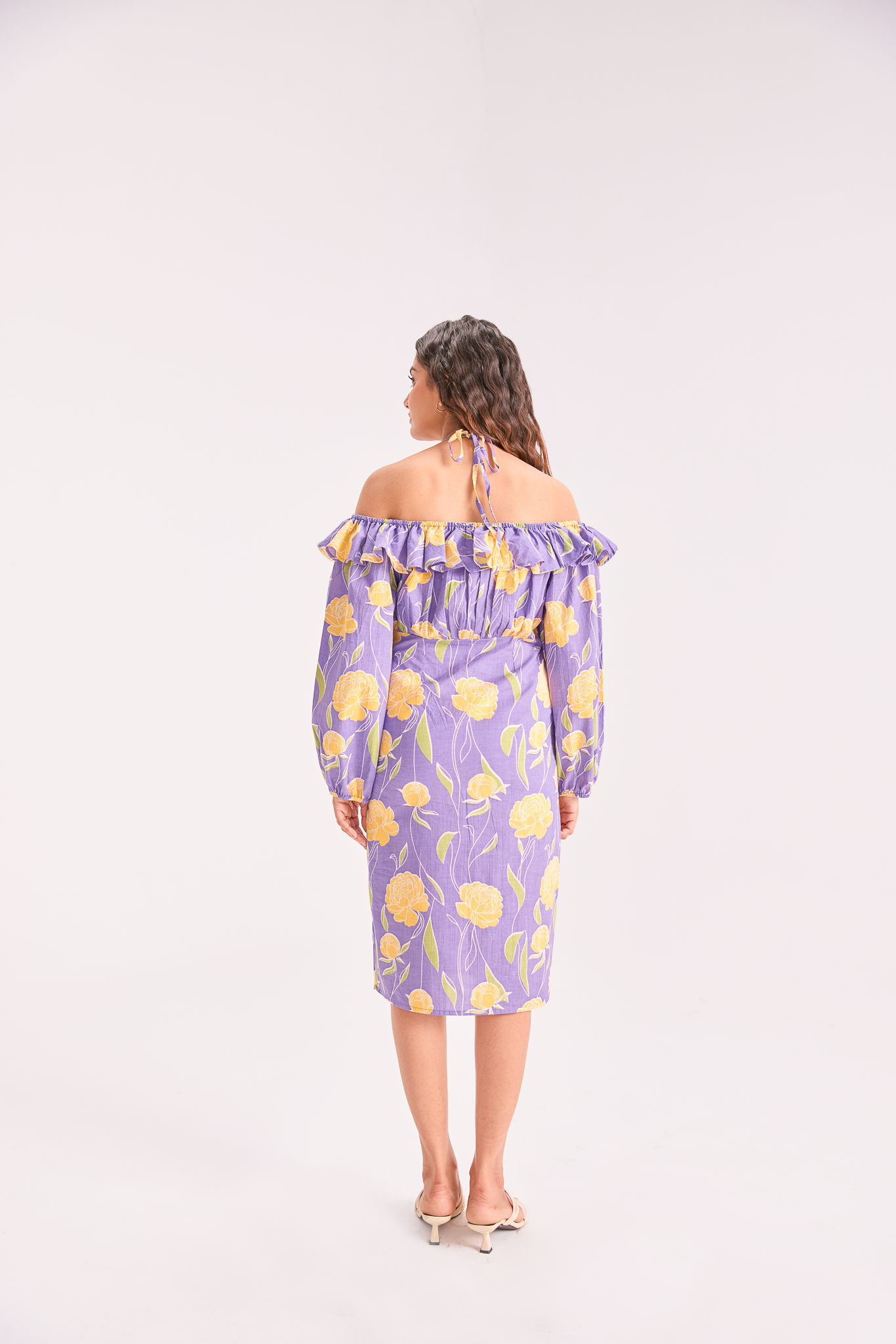 The Sundowner Off Shoulder Dress