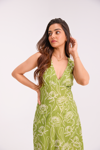 The Still Morning Midi Dress