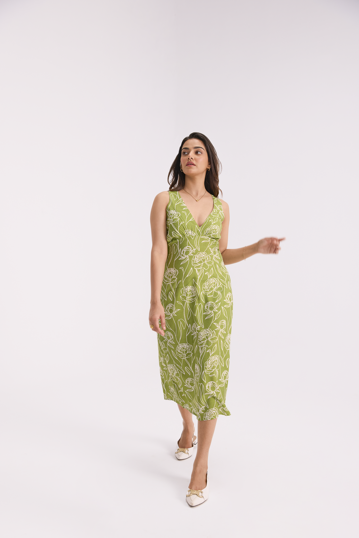 The Still Morning Midi Dress