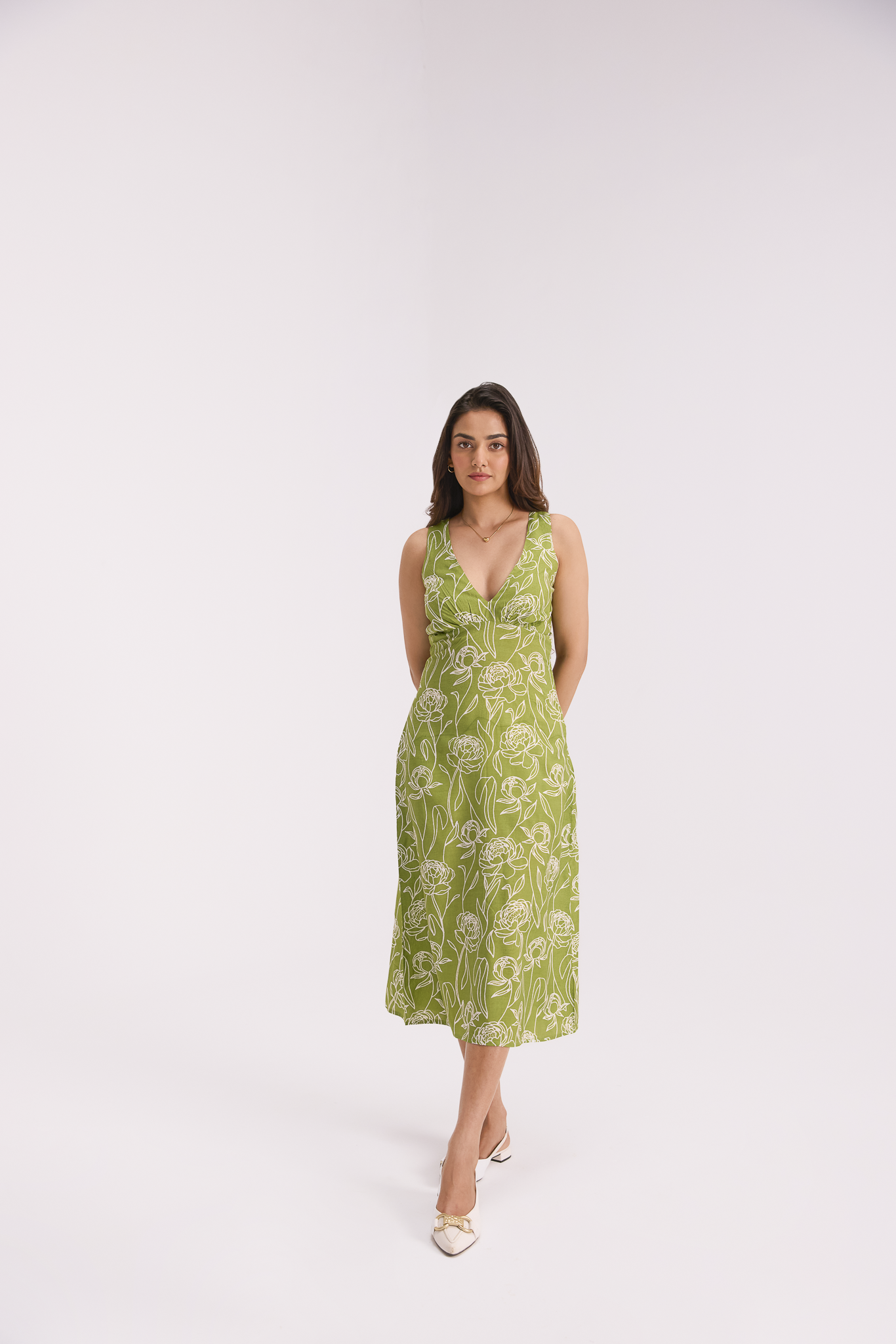 The Still Morning Midi Dress
