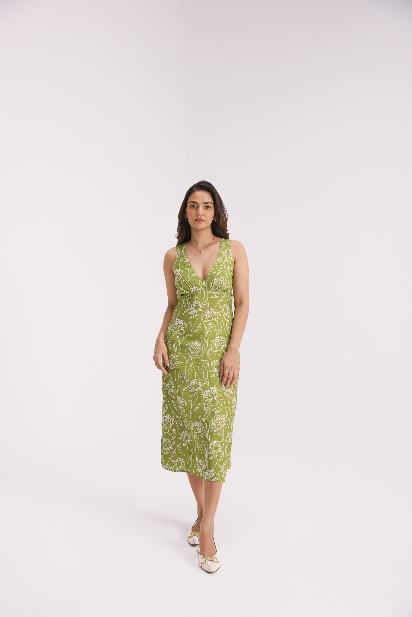 The Still Morning Midi Dress